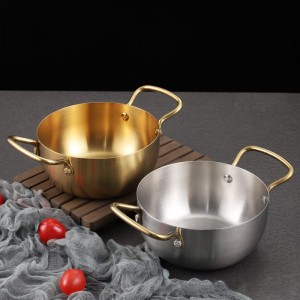 Fashionable affordable durable stainless steel polishing cold noodle pot HC-01921