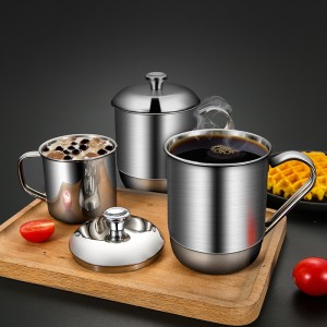 Dustproof design stainless steel cup HC-HM-0013A
