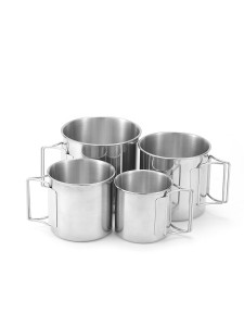 Travel-friendly serve coffee stainless steel cup HC-HM-0005D