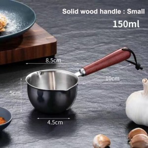 Versatile chocolate melting stainless steel baking pan HC-HG-0006A