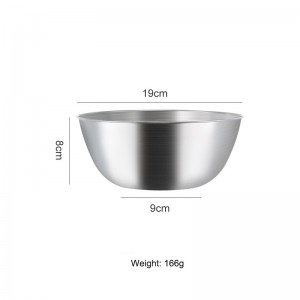 wide mouth design Stainless Steel Basin HC-00410-A