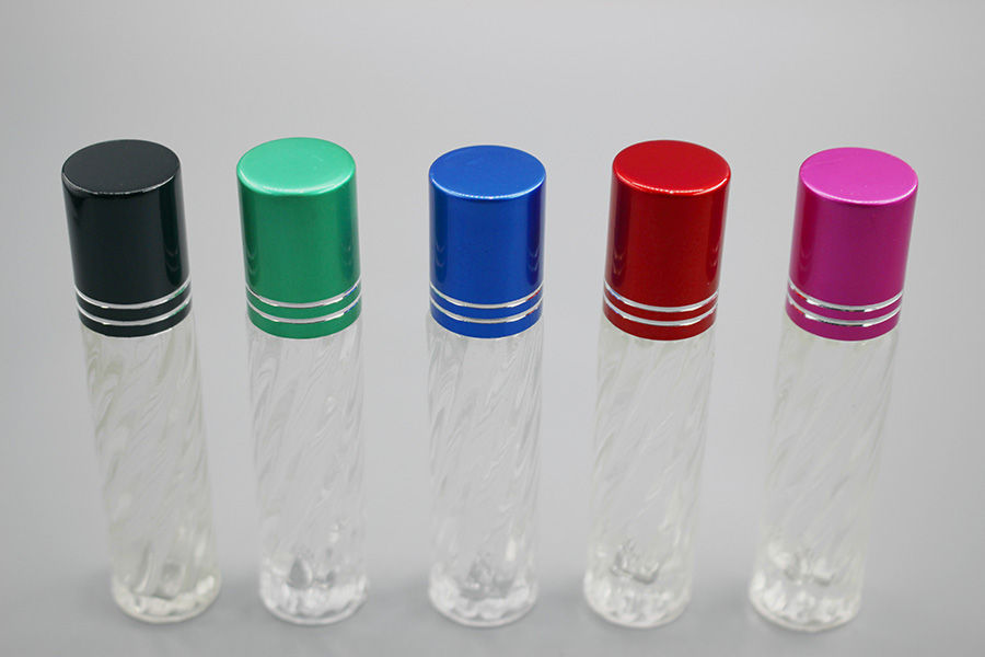China Wholesale 5ml Pocket Perfume Bottle Exporters –  13 teeth multi-color perfume walking bead bottle – Kaijia
