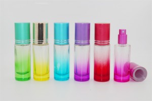 Colorful perfume cover bottle cap