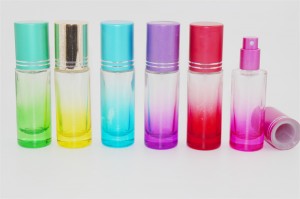 Colorful perfume cover bottle cap