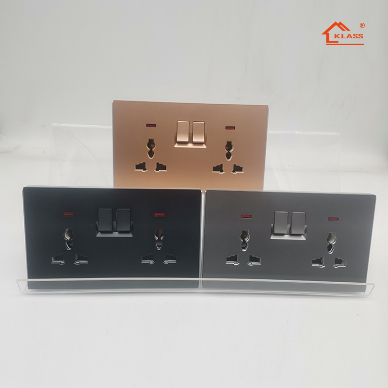 Home electrical 2pin 3pin universal sockets and switch for Iraq kenya saudi arabia tanzania market
