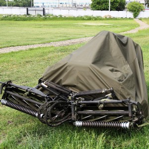 Капак за косилка за трева, универзален 100% водоотпорен тежок 600d складирање за возење на трактор со косилка за трева