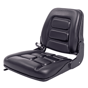 Material Handling Equipment Parts Mower Black PVC Tractor Forklift Seat Fit Linde Forklift Skid Loader