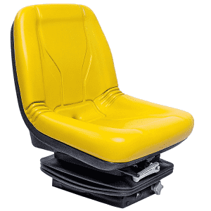 Assento compacto do trator do cortador de grama amarelo da substituição