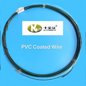 Green or Grey or Other Colors PVC Coated Wire