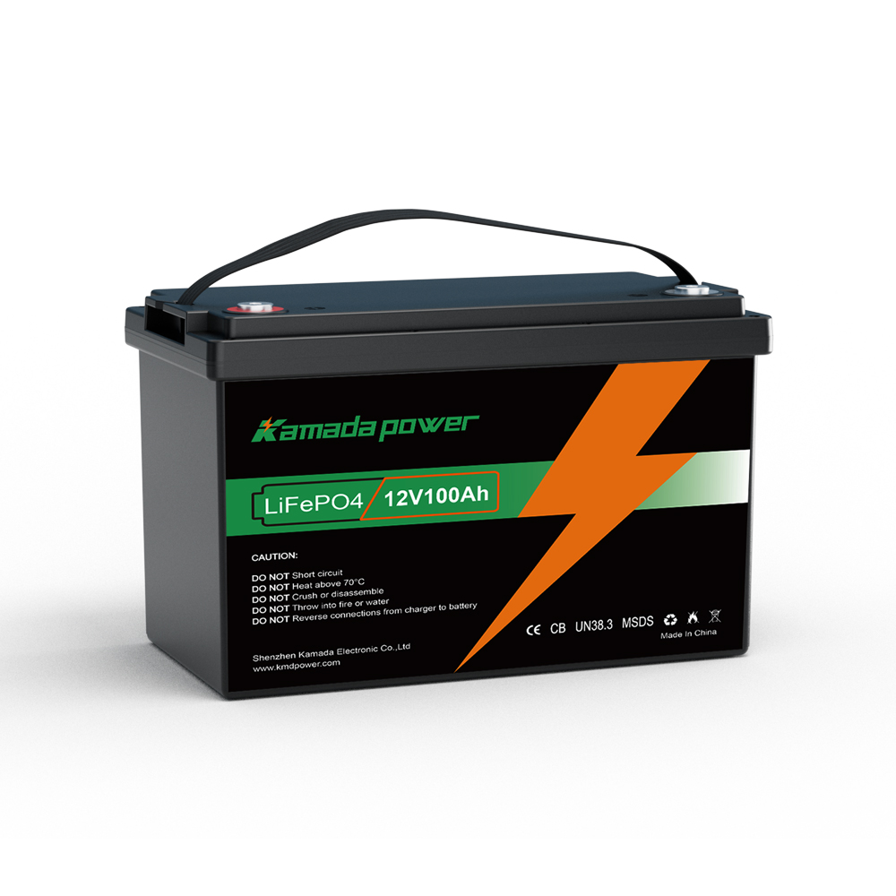 12v 100ah lifepo4 batteri - Kamada Power
