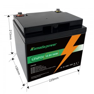 12.8V литиево-йонна батерия 50Ah LFP литиева батерия