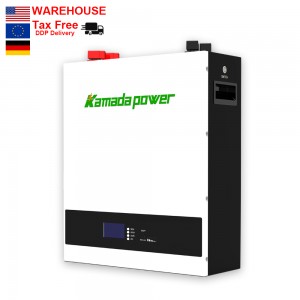 Wall Mount Lithium Solar Battery Ion 48V Energy...