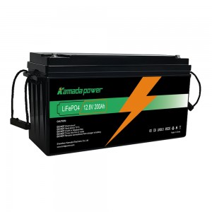 12V 200Ah litiumbatteri 12,8V 200ah Solar System LiFePO4-batteri