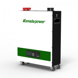 KMD Lithium Solar Lifepo4 Battery Power Wall 48V 100ah 200ah 300ah 5kw 10kw Sada baterií pro domácí solární energii