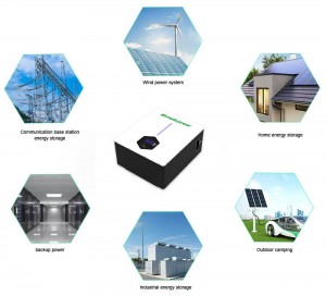 51.2V 200ah 10kw 20kw 30kw रिचार्जेबल सौर्य ऊर्जा ब्याट्री