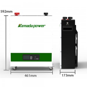 48V LiFePO4 Power wall Battery 10KWh Solar Home Energy Storage System