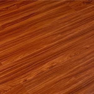 Simple brown color surface treatment 100% virgin material SPC vinyl click floor