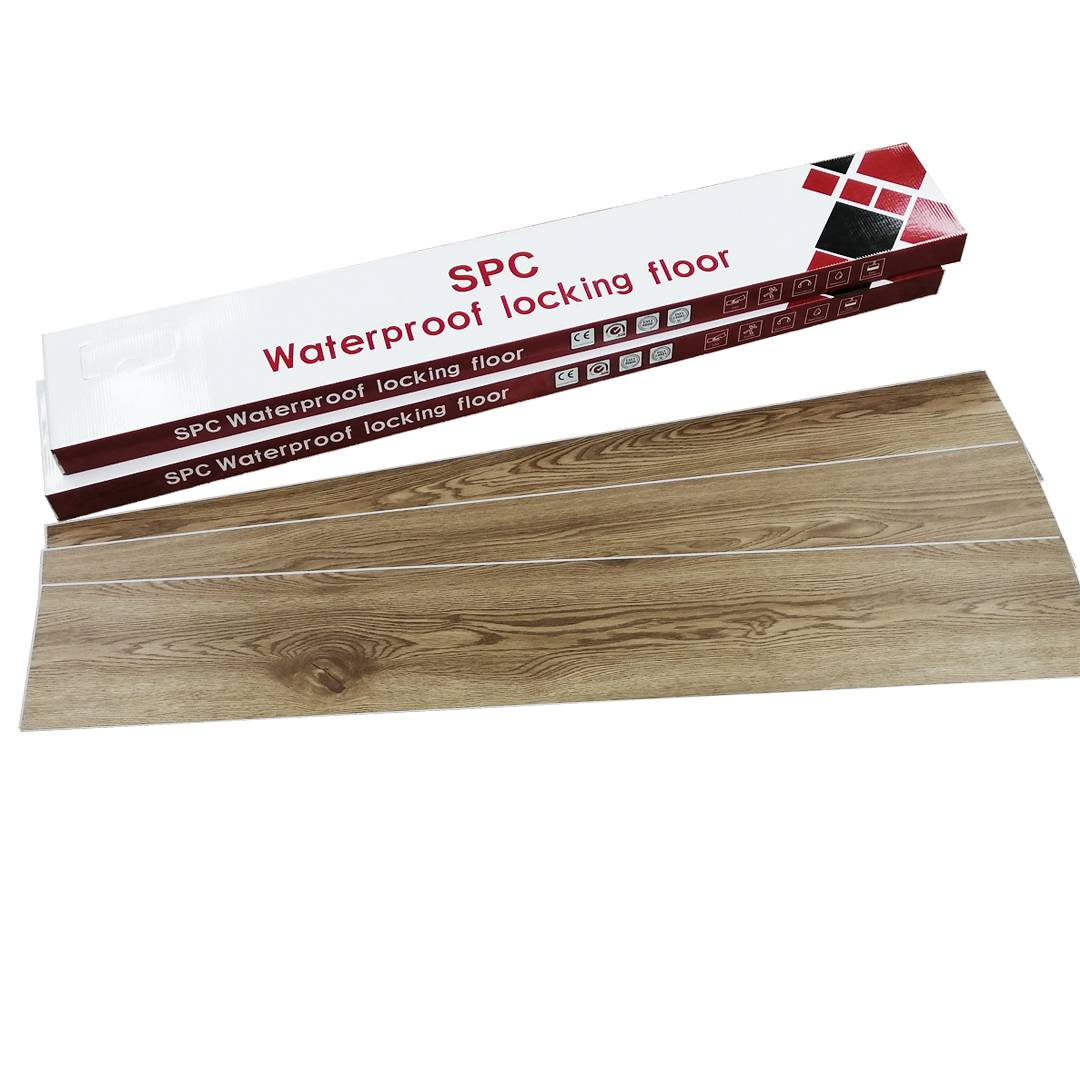 Anti slip Virgin material  interlocking SPC plank flooring