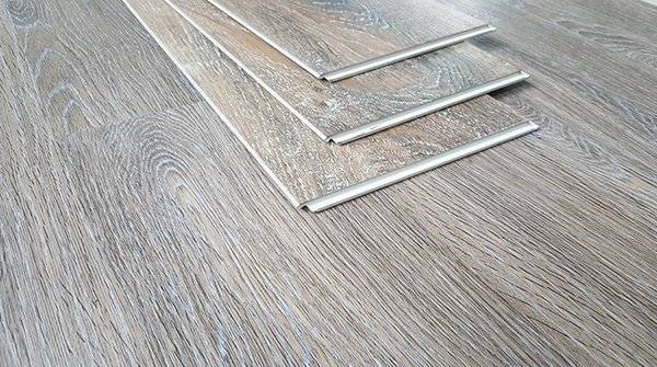 Grey Color Vinyl Plank Flooring Click Lock SPC Flooring Tile
