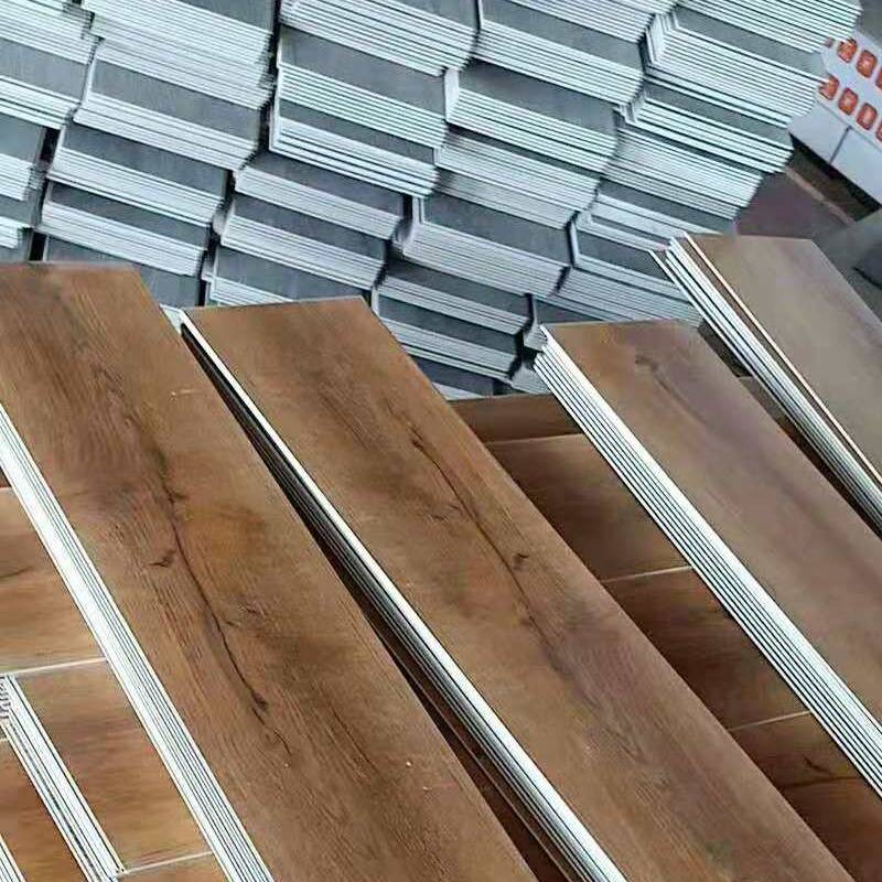 PVC material antibacterial surface treatment vinyl plank wood look flooring