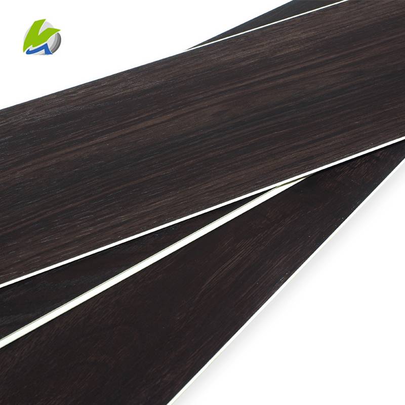Formaldehyde free glue Spc Click UV Coated solid color vinyl flooring 4mm