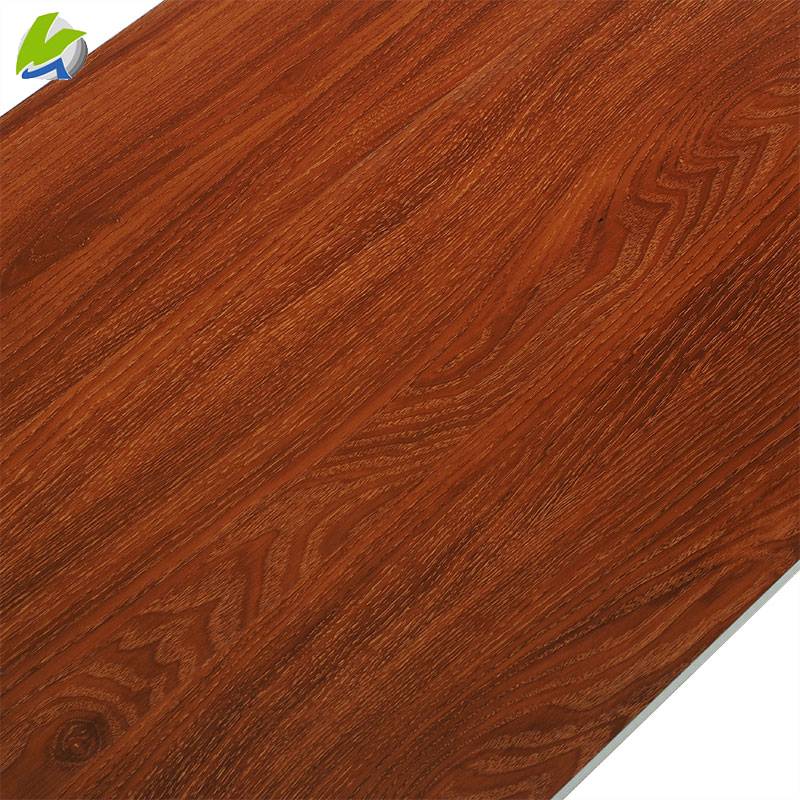 High gloss home decoration PVC plastic flooring vinyl without glue