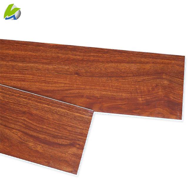 Durable healthy dark 5 mm SPC vinyl flooring interlocking vinyl plank flooring