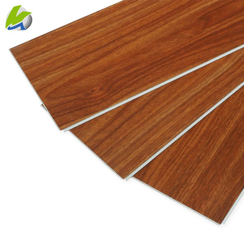 Formaldehyde free glue Spc Click UV Coated solid color vinyl flooring 4mm