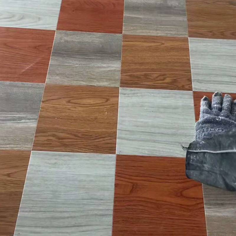 Custom surface grain SPC vinyl flooring that looks like carpet
