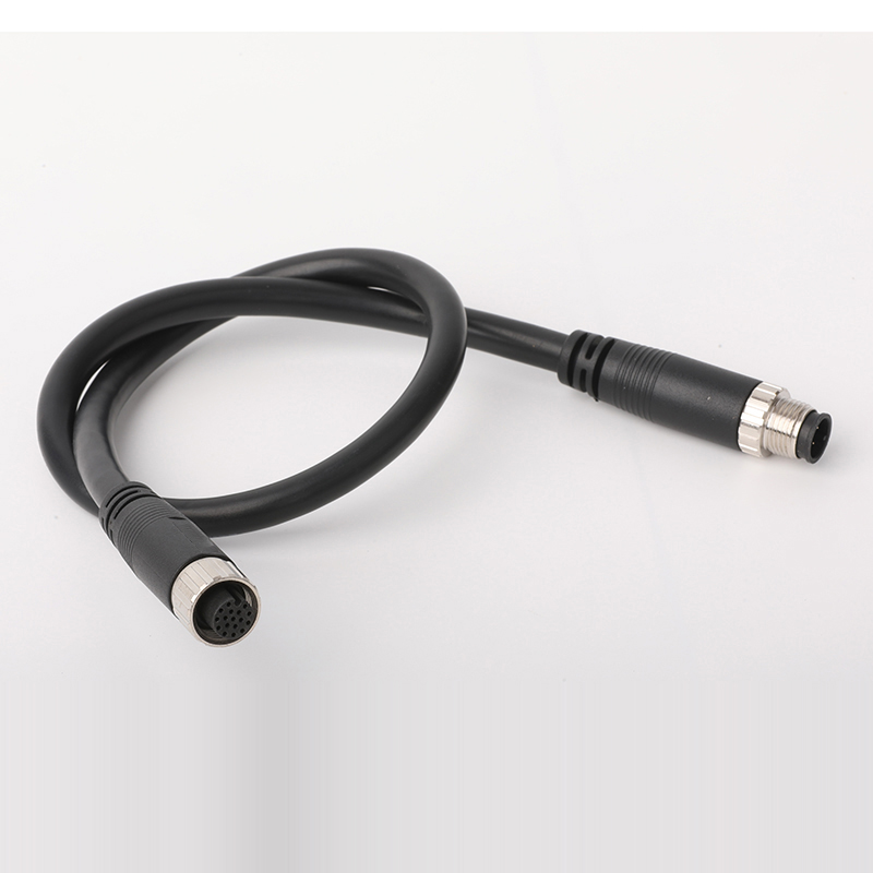 High quality M12-17P A type waterproof male to female connector cable