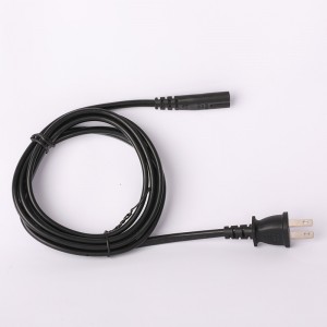 Top Quality China 3 Pin Power Cable - JP 2 pin plug to figure 8 power cord – Komikaya