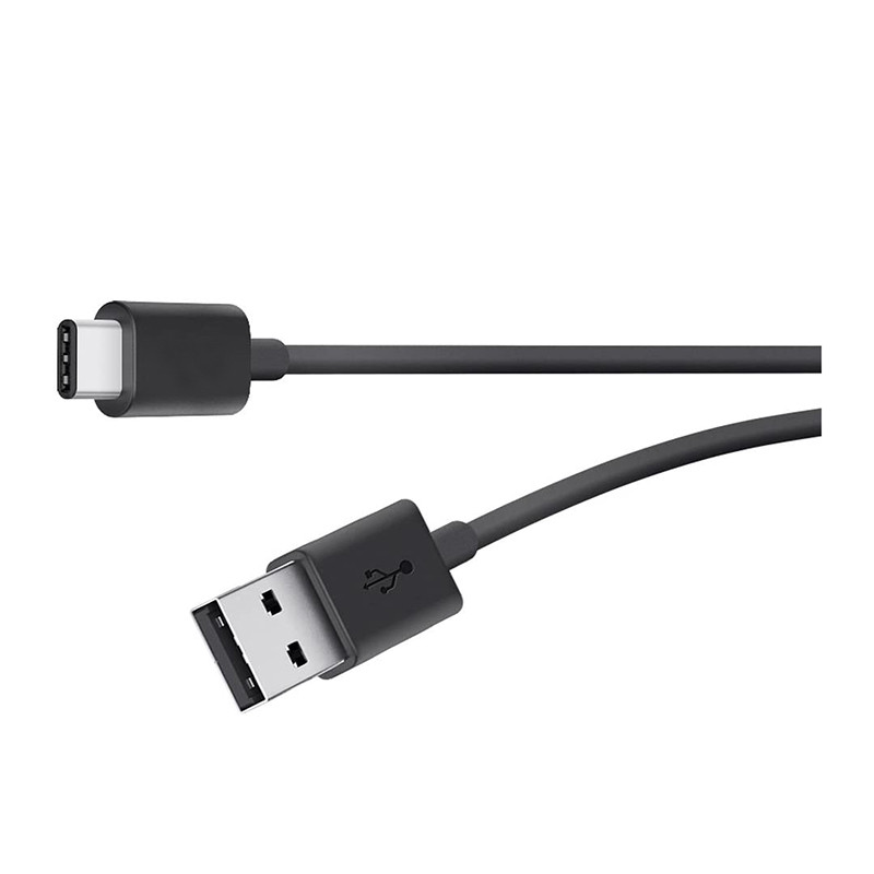 USB 2.0 USB-A to USB-C (USB Type C) Charge Cable, 6 Feet  1.8 Meters, Black