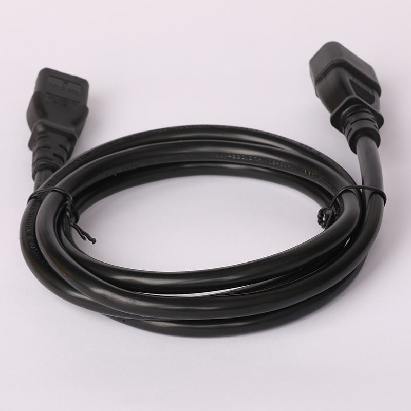10A current PVC material C13 to C14 power cord