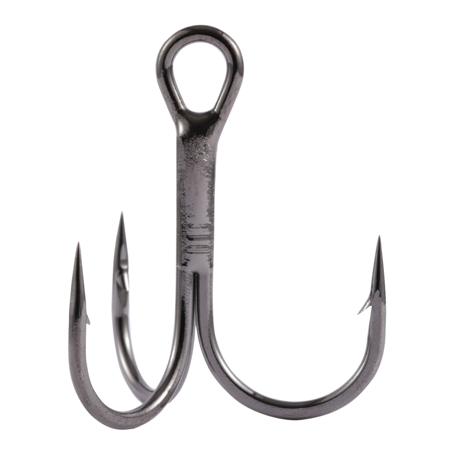 Factory wholesale Black Double Coat Hooks - L20102 high strength 2x strong treble hook 6062 – KONA