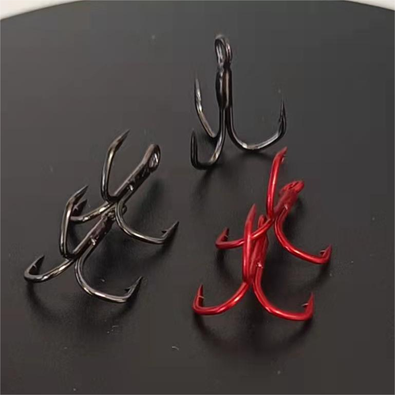 Factory best selling Bucktail Teaser Hooks - Triplets for lure makers , Barbarian Sharpened treble fish hook L21501 – KONA