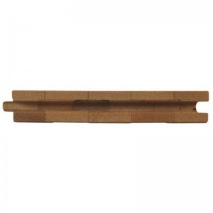 Plancher en bambou carbonisé horizontal d'intérieur traditionnel
