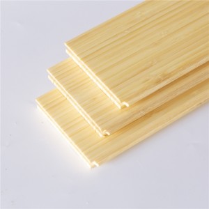 Pisos internos de bambu verticais naturais sólidos flutuantes