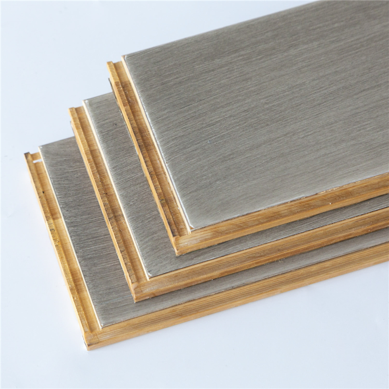 Stained Horizontal Gray Color Bamboo Flooring 01
