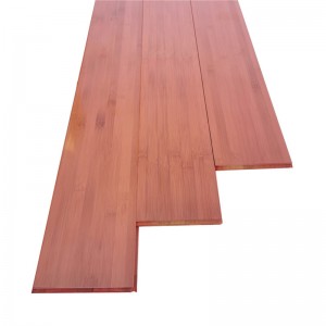 Stained Teak Glossy Indoor Bamboo Floor