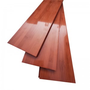 Stained Teak Glossy Indoor Bamboo Floor