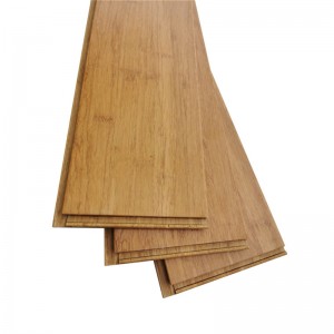 Pisos de bambu trançados em cor Champange