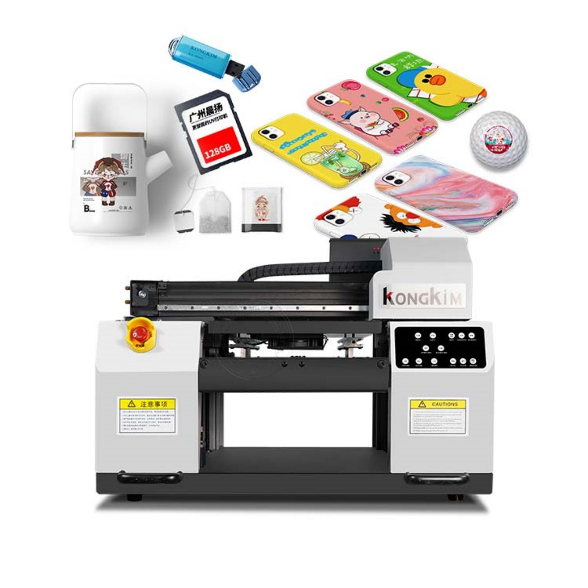 Kongkim UV Printer Operation Process, Printing Applications, Advantages!