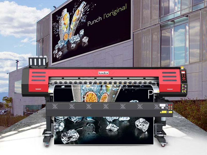Luxurious Aluminum Alloy Wide Format Double DX5 I3200 Heads Eco Solvent Printe