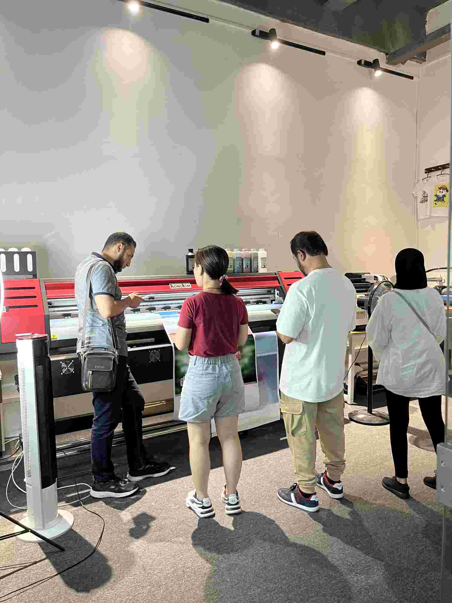 Kongkim dtf sublimation and eco solvent printer for Qatar market