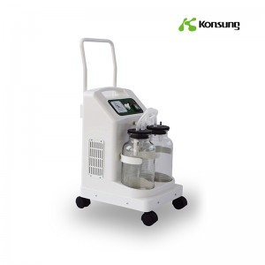 20L mobile suction machine high duty with caster and pedal switch suitable for surgical use