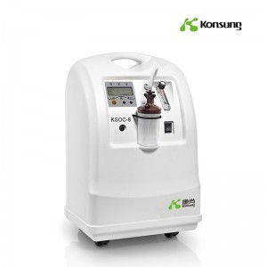 High flow 8L  oxygen concentrator optional with nebulizer and purity alarm