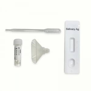 Test di tosse indolore Test di saliva d'antigenu di diagnostica medica rapida dispunibile in plastica