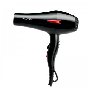 KooFex Hot Selling Professional Light Weight Low Noise Low Noise Hair Blow Dryer Salon Hair Dryer