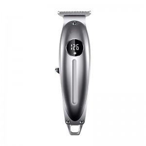 KooFex 2023 Professional Barber Rechargeable Stainless LCD Hair Clippers Kwa Amuna Opanda Zingwe