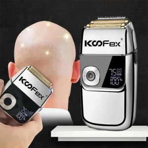Profesjonell elektrisk barbermaskin trådløs vanntett IPX7 skallet barbermaskin Hårklipping 0MM barberhøvel for menn
